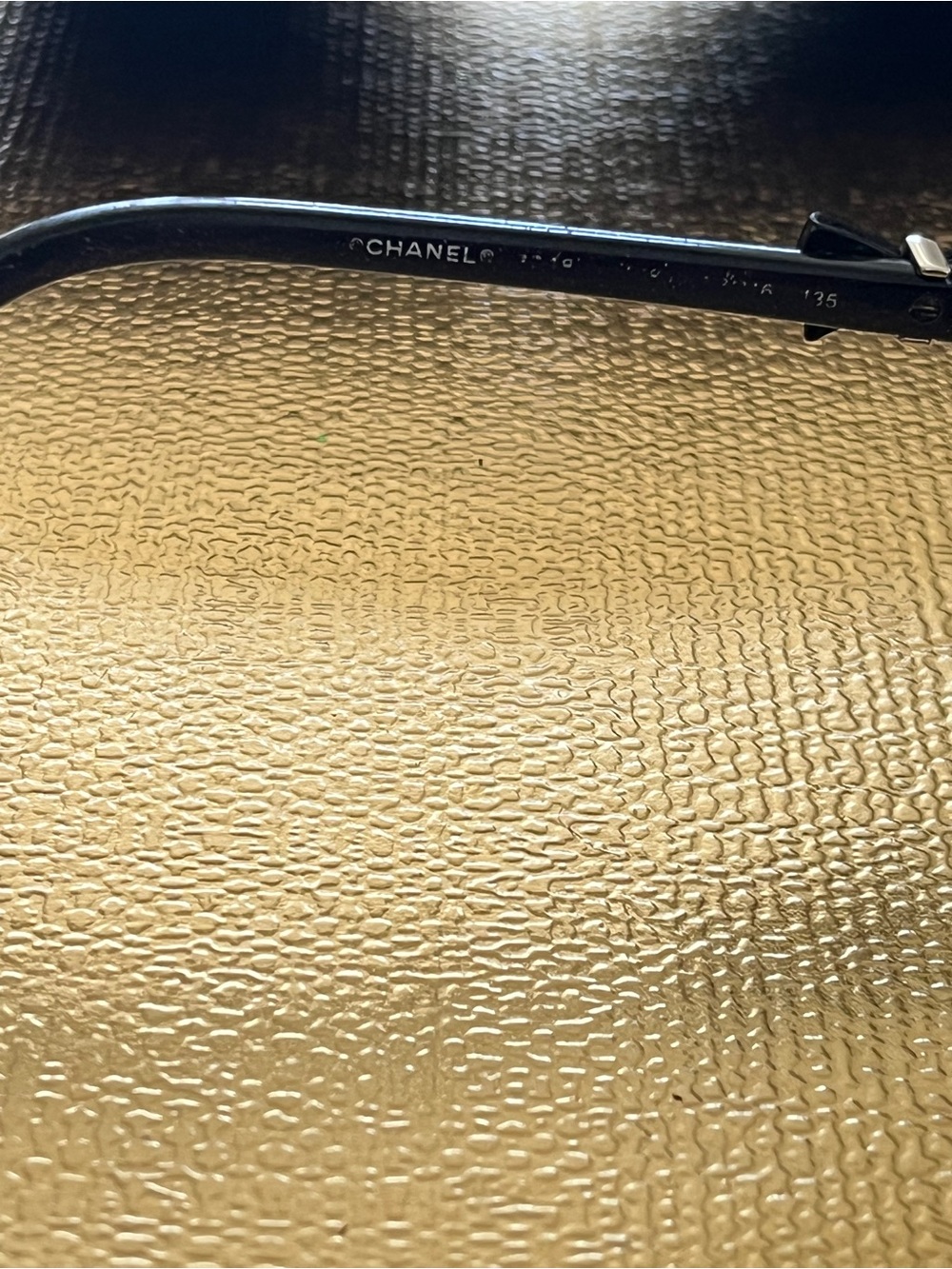 CHANEL Black Frame Sunglasses with Brown Gradient Lenses - Picture 6 of 11